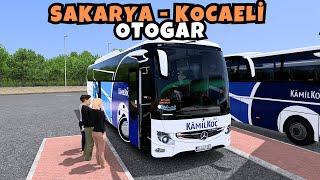 ETS 2 GERÇEK YOLLARDAN SAKARYA - KOCAELİ OTOGAR ARASI YOLCULUK YAPTIM !!! - ETS 2 MERCEDES TOURISMO