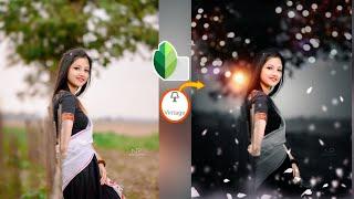 Snapseed only 2 Tricks - Night Bokeh Dark Effect Photo Editing