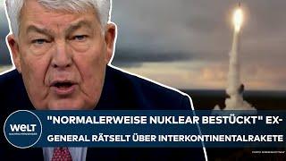 UKRAINE-KRIEG: "Normalerweise nuklear bestückt" Ex-General staunt über Russen-Interkontinentalrakete