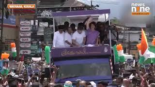 Priyanka Gandhi Vadra Kicks Off Roadshow in Wayanad | Rahul Gandhi and Robert Vadra Join | News9