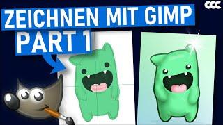 ZEICHNEN mit GIMP Part 1 - Die Basics (Tutorial Deutsch)