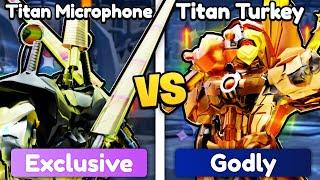 TITAN TURKEY vs TITAN MICROPHONE.. (Toilet Tower Defense)