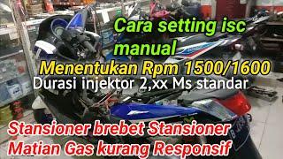 Cara Reset manual isc menentukan Rpm 1500 / 1600 bersama bengkel desa