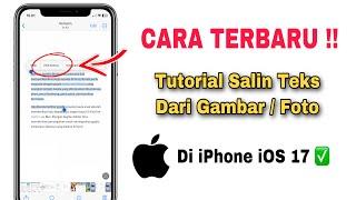 Cara Menyalin Teks Dari Foto Di iPhone