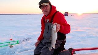 Ice Fishing For Lake Trout : Higgins Lake Michigan