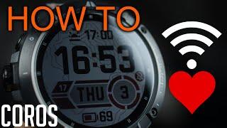 How to Broadcast HR on Coros Vertix 2