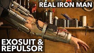 Real Iron Man repulsor & exosuit. HHO combustion chamber powered with electrolyzer.