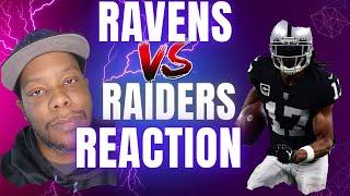 #Reaction Baltimore #Ravens VS Las Vegas #Raiders Week 2