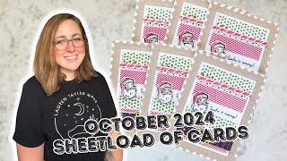 October 2024 SheetLoad of Cards [with Papertrey Ink!]