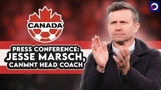 Jesse Marsch speaks to media after being named CanMNT head coach 