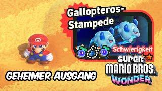 Super Mario Bros. Wonder - Geheimer Ausgang (Gallopteros Stampede)