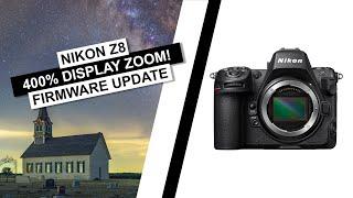 Starstruck Delight: Nikon Z8's Firmware Upgrade featuring Shooting Display Zoom!