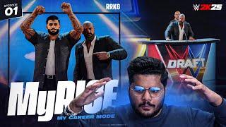 WWE 2K25 My Career Mode: I am the 1st Draft Pick! - The Start of an Era! - RahulRKGamer