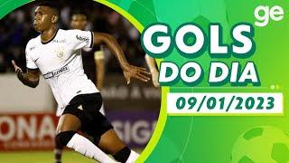 GOLS DO DIA 09/01/2023 | LISTAS | ge.globo