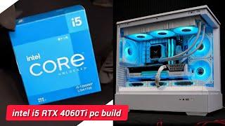 intel i5 12600KF RTX 4060Ti pc build, i5 budget gaming pc build, ASUS TX gaming B760-M