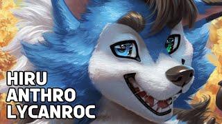 PAINTING A ANTHRO LYCANROC - FireAlpaca Timelapse