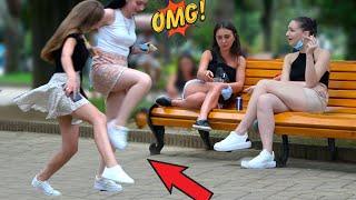 Tripping Over Nothing Prank #4- AWESOME REACTIONS -Best of Just For Laughs 