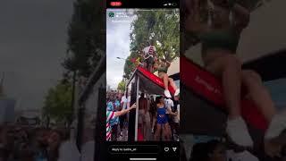 Carnival 2022 bus stop broke