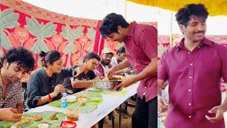 Sivakarthikeyan's Biriyani Treat For Parasakthi Team  Birthday Surprise | Sudha Kongara | Atharva