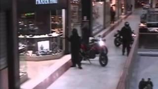 Axe Wielding Robbers on Motorbike Rob Jeweller: Brent Cross Shopping Centre