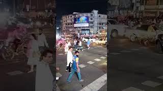 Pedestrian crossing the busiest road  #shorts #drive #dhaka #traffic(5)