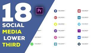 Free Social Media Lower Thirds Adobe Premiere Pro