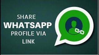 How to create a Whatsapp Profile Link