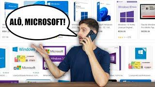 ATIVAÇÃO DO WINDOWS POR R$ 1000 OU R$ 50? QUAL EU COMPRO? LIGUEI PRA MICROSOFT