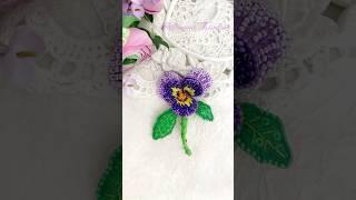 Моя весенне - летняя коллекция брошей. #броширучнойработы #брошьцветок #брошь #вышивкабисером