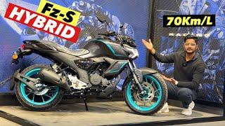 All New Yamaha Fzs v4 Hybrid Detailed Review: More Mileage & TFT Console !! On Road Price ?