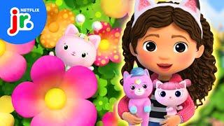 Kitty Fairy's Peekaboo Garden Game  Gabby's Dollhouse | Netflix Jr