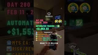  Day 280 - $1K → $100K |  Automated Algo Trading