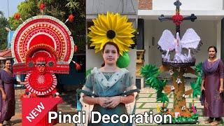 NEW !! Pindi Decoration Ideas | Pindi Perunnal Flower Making | Pindi Decoration | Home Decor