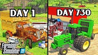 I Spent 2 Years Rebuilding My Ultimate Farm from $0? | Farming Simulator 22