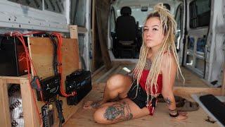 how i installed solar power in my van (off grid tiny home)