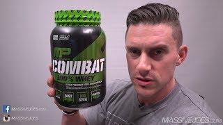 MusclePharm Combat 100% Whey Protein Powder Supplement Review - MassiveJoes.com Raw Review