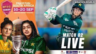 Live | Pakistan Women vs South Africa Women | 2nd T20I 2024 | PCB | M3X1A