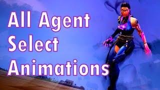 Valorant - All agent select animations