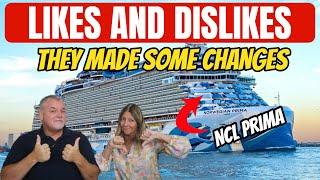 NCL PRIMA LIKES AND DISLIKES | We Noticed a Few Changes Had Been Made