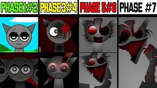 Phase 1 VS Phase 2 VS Phase 3 VS Phase 4 VS Phase 5 VS Phase 6 VS Phase 7 in Incredibox Sprunki!