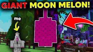I Grew WORLD'S BIGGEST MOON MELONS Using SPRINKLER METHOD In Grow A Garden!