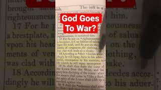 God Goes To War?  Isaiah 59:18-19 #israel #israelites #god