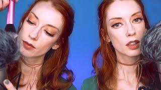 [ASMR] 2 HOURS Of Twins, Layered Fluffy Mic Brushing / Touching & Whispered Repetition