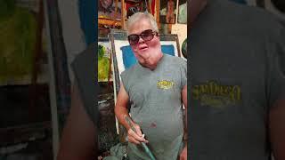 Painting a day with Larry Caveney "Trump"