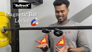  चिपकनह वाले बार लॉक्स | Magnetic Olympic Bar Locks From Bullrock Fitness | Gym Review