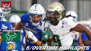 5OT THRILLER  South Florida vs. San José State FULL OVERTIME Highlights | ESPN College Football