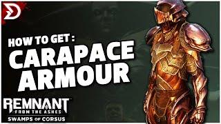 Remnant: Swamps of Corsus | How to get CARAPACE ARMOUR + LUMINSCENT trait