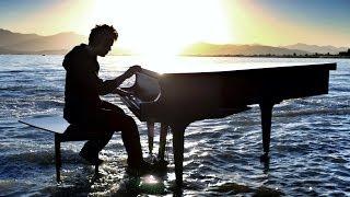 Dubstep Piano on the lake - Radioactive - With William Joseph - 4K