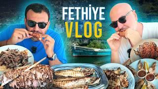 Fethiye Vlog | Döner, Kruvasan, Balık, Tahin Helvası - Ayaküstü Lezzetler