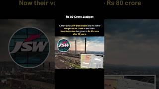 A Man Found JSW Steel Shares Worth Rs 80 Crore.